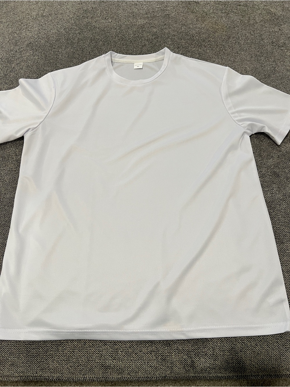 ON SALE!!! Men's White Crew Neck Performance T-Shirt